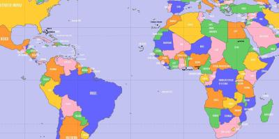 Местоположение на Кабо Верде върху картата на света