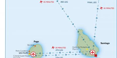 Летища картата на Кабо Верде 